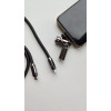 Kabel 2w1 USB C smycz 1.2 m czarny-14811746