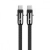 Kabel 2w1 USB C smycz 1.2 m czarny-14811748