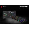 Klawiatura mechaniczna RGB Tempest X2 Outemu Blue-14811896