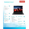 Notebook ThinkPad L14 G5 21L10031PB W11Pro Ultra 7 155U/16GB/1TB/INT/14.0 FHD/Black/3YRS OS + 1YR Premier Support + CO2 