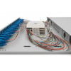 Przełącznica światłowodowa/panel krosowy z wyposażeniem 19 cali 1U, 24x SC duplex, OS2, pigtaile, adaptery, tacki, 