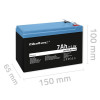 Akumulator LiFePO4 Litowo-Żelazowo-Fosforanowy | 12.8V | 7Ah | 89.6Wh | BMS-14816328