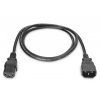 Kabel przedłużający zasilający Typ IEC C14/IEC C13 M/Ż czarny 1,8m-14816714