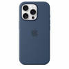 Etui silikonowe z MagSafe do iPhonea 16 Pro - denim-14818115