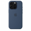 Etui silikonowe z MagSafe do iPhonea 16 Pro - denim-14818116