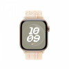Opaska sportowa Nike w kolorze księżycowej poświaty/różowym do koperty 40 mm-14818325