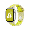 Pasek sportowy Nike w kolorze promiennym zielonożółtym do koperty 42 mm - rozmiar S/M-14818476
