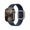 Pasek w kolorze głębinowego błękitu z klamrą nowoczesną do koperty 42 mm - rozmiar S-14818482
