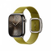 Pasek w kolorze zieleni Chartreuse z klamrą nowoczesną do koperty 42 mm - rozmiar S-14818500