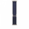 Opaska Alpine w kolorze granatu do koperty 49 mm - rozmiar S - elementy z tytanu w kolorze naturalnym