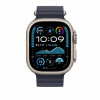 Przedłużka do paska Ocean w kolorze granatu do koperty 49 mm - elementy z tytanu w kolorze naturalnym-14818797