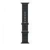 Pasek Ocean w kolorze czarnym do koperty 49 mm - elementy z tytanu w kolorze naturalnym