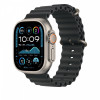 Pasek Ocean w kolorze czarnym do koperty 49 mm - elementy z tytanu w kolorze naturalnym-14818799