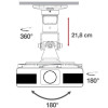 Uchwyt sufitowy do projektora 22cm 10kg-14821874