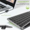 Klawiatura bezprzewodowa BT/RF 2.4GHz touchpad LED-14822922