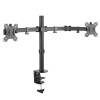 Uchwyt biurkowy na dwa monitory 13-32 cali 8kg