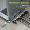 Stacja dokująca notebook USB-C na HDMI/DP/VGA/USB-A/RJ45/SD/USB-C PD-14823141