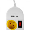 Przedłużacz 4 gniazda 1.5m, USB A/C MCE508 W-14826316