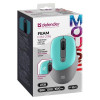 Mysz bezprzewodowa silent click FEAM MM-296 RF 1600 DPI Miętowa-14826720