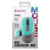 Mysz bezprzewodowa silent click FEAM MM-296 RF 1600 DPI Miętowa-14826721