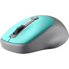 Mysz bezprzewodowa silent click FEAM MM-296 RF 1600 DPI Miętowa-14826723