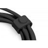 Kabel połączeniowy silikonowy USB-C - USB-C, USB 3.2 Gen2 10G 4K 100W, 0,5m Czarny-14827167