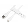 Kabel połączeniowy silikonowy USB-A - USB-C, USB 2.0 60W, 2m Biały-14827191