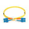 Patch cord światłowodowy FO SC-SC SM 9/125 OS2 duplex LSOH 1m Żółty-14827825