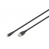 Kabel zasilający silikonowy USB-A - Lightning, USB 2.0 12W, certyfikat MFI, 1m Czarny