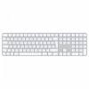 Klawiatura Magic Keyboard z Touch ID i polem numerycznym dla modeli Maca z czipem Apple - angielski (międzynarodowy) - białe klawisze