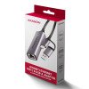 Karta sieciowa AXAGON ADE-TXCA Gigabit Ethernet, USB-C + USB-A - Titanium Grey-14845124