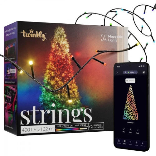 Inteligentne lampki choinkowe Strings 400 LED RGB+W Łańcuch-7827492