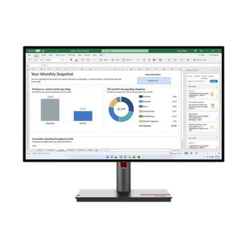 Monitor 27 cali ThinkVision P27q-30 WLED LCD 63A2GAT1EU