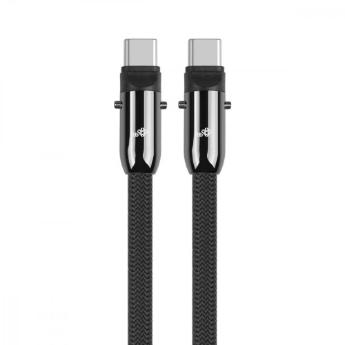 Kabel 2w1 USB C smycz 1.2 m czarny-14811748