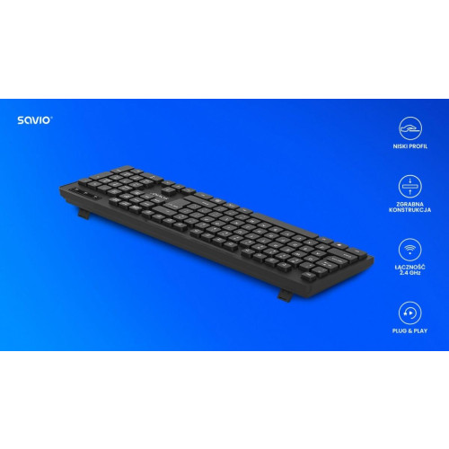 Klawiatura bezprzewodowa KB-02-14813000