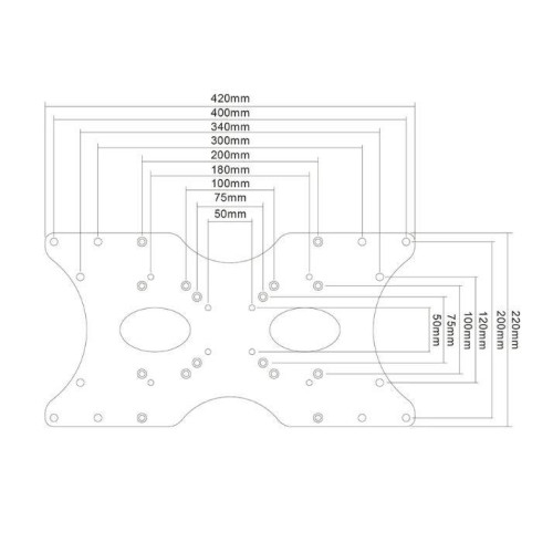 Płyta do montażu w uchwycie FPMA-VESA400 ADAPTER 100X100-400X200-14813283
