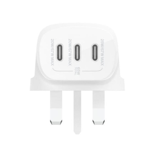 Ładowarka BOOSTCHARGE 67W USB-Cx3 PPS biała-14813472
