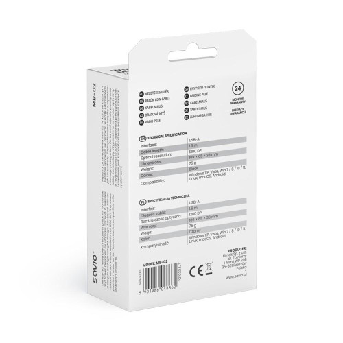 Mysz przewodowa MB-02-14814997