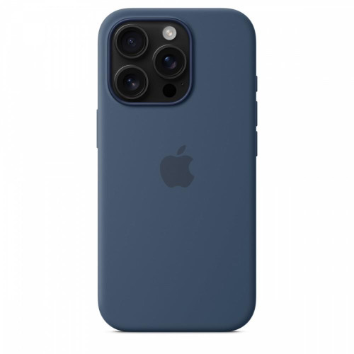 Etui silikonowe z MagSafe do iPhonea 16 Pro - denim-14818116