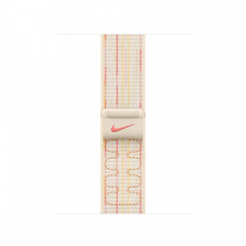 Opaska sportowa Nike w kolorze księżycowej poświaty/różowym do koperty 40 mm