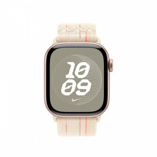 Opaska sportowa Nike w kolorze księżycowej poświaty/różowym do koperty 40 mm-14818325