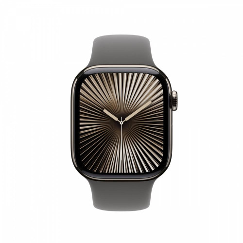 Pasek sportowy w kolorze górskiej szarości do koperty 42 mm - rozmiar S/M-14818426