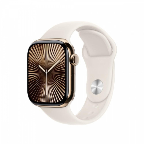Pasek sportowy w kolorze księżycowej poświaty do koperty 42 mm - rozmiar M/L-14818440