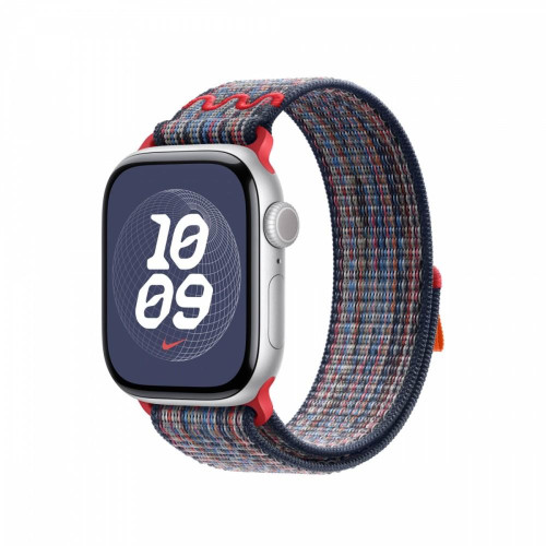 Opaska sportowa Nike w kolorze niebieskim/czerwonym do koperty 42 mm-14818473
