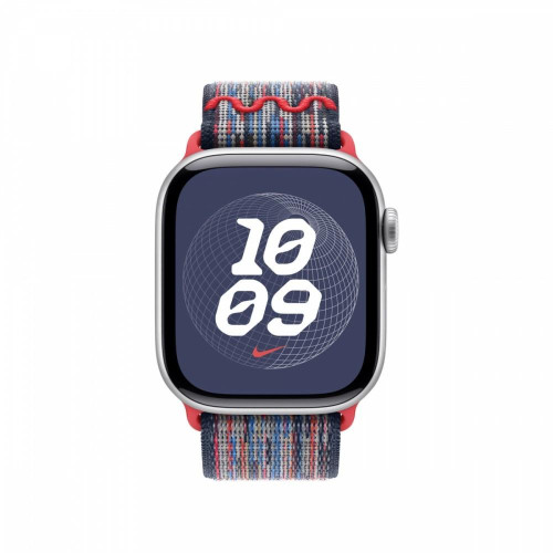 Opaska sportowa Nike w kolorze niebieskim/czerwonym do koperty 42 mm-14818474