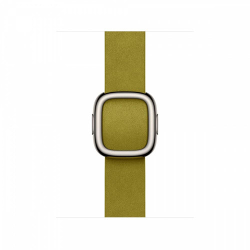 Pasek w kolorze zieleni Chartreuse z klamrą nowoczesną do koperty 42 mm - rozmiar S