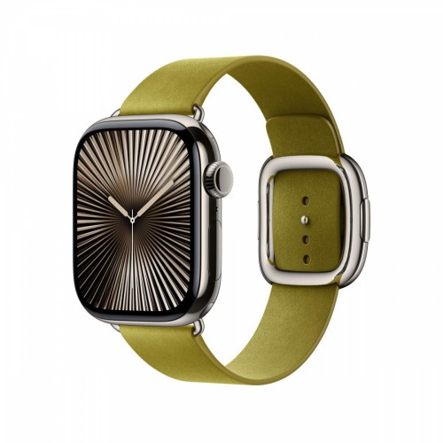 Pasek w kolorze zieleni Chartreuse z klamrą nowoczesną do koperty 42 mm - rozmiar S-14818500