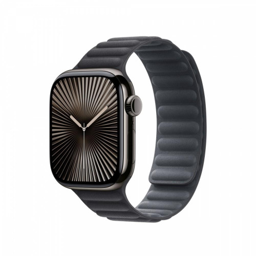 Pasek karbowany magnetyczny w kolorze czarnym do koperty 42 mm - rozmiar S/M-14818521