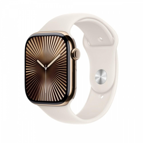 Pasek sportowy w kolorze księżycowej poświaty do koperty 46 mm - rozmiar M/L-14818634