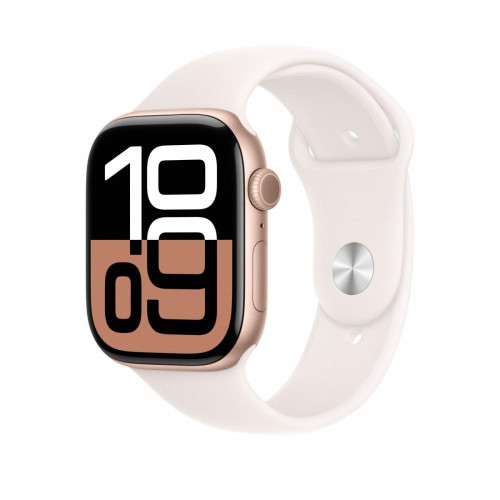Pasek sportowy w kolorze łagodnego różu do koperty 46 mm - rozmiar S/M-14818637